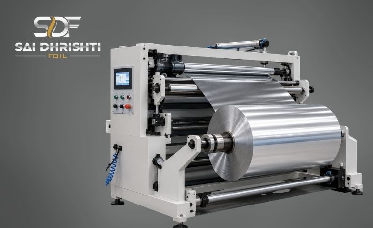 Aluminium Foil Winding Machine
